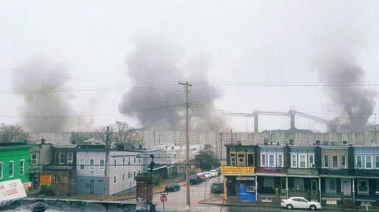 Shock wave felt throughout the entire city of Baltimore, Maryland following explosion  Baltimore  An explosion has occurred at the CSX facility south of downtown. Emergency crews are evacuating structures due to imminent collapse. More details to follow