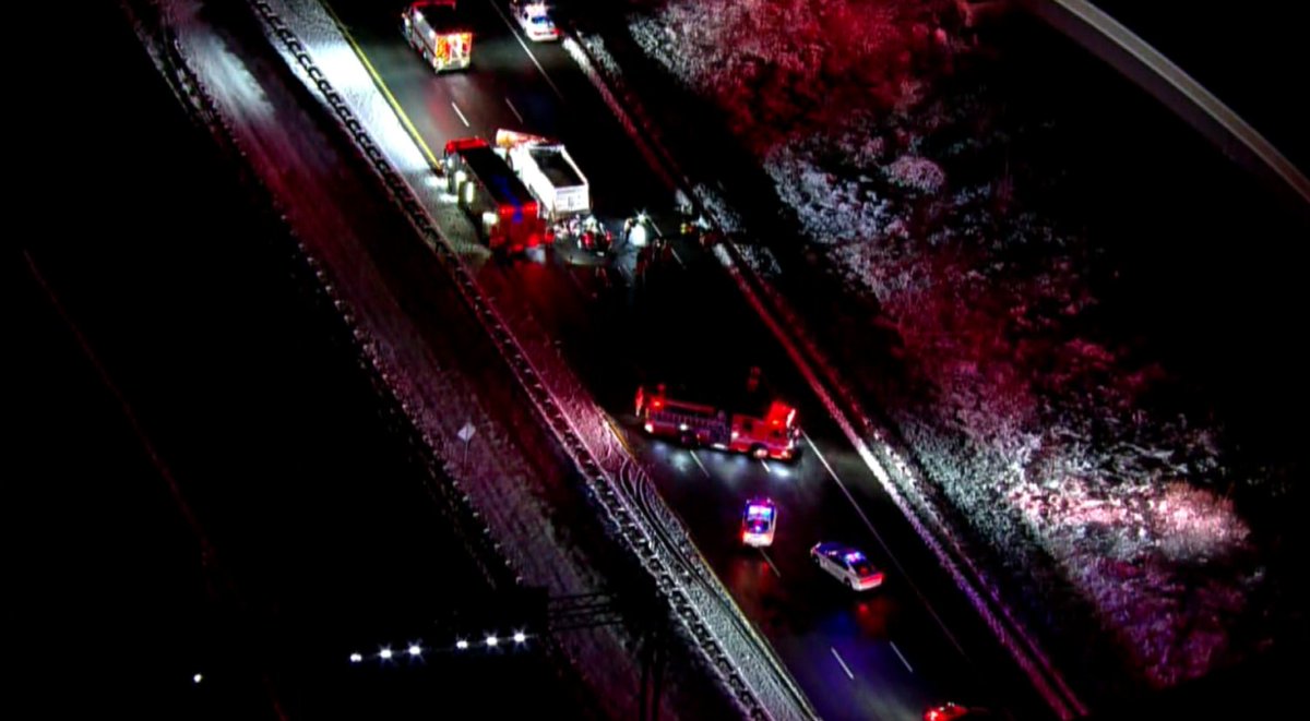 Three Dead After Collision With Snow Plow In Montgomery County on Columbia Pike at Briggs Chaney Road in Fairfield