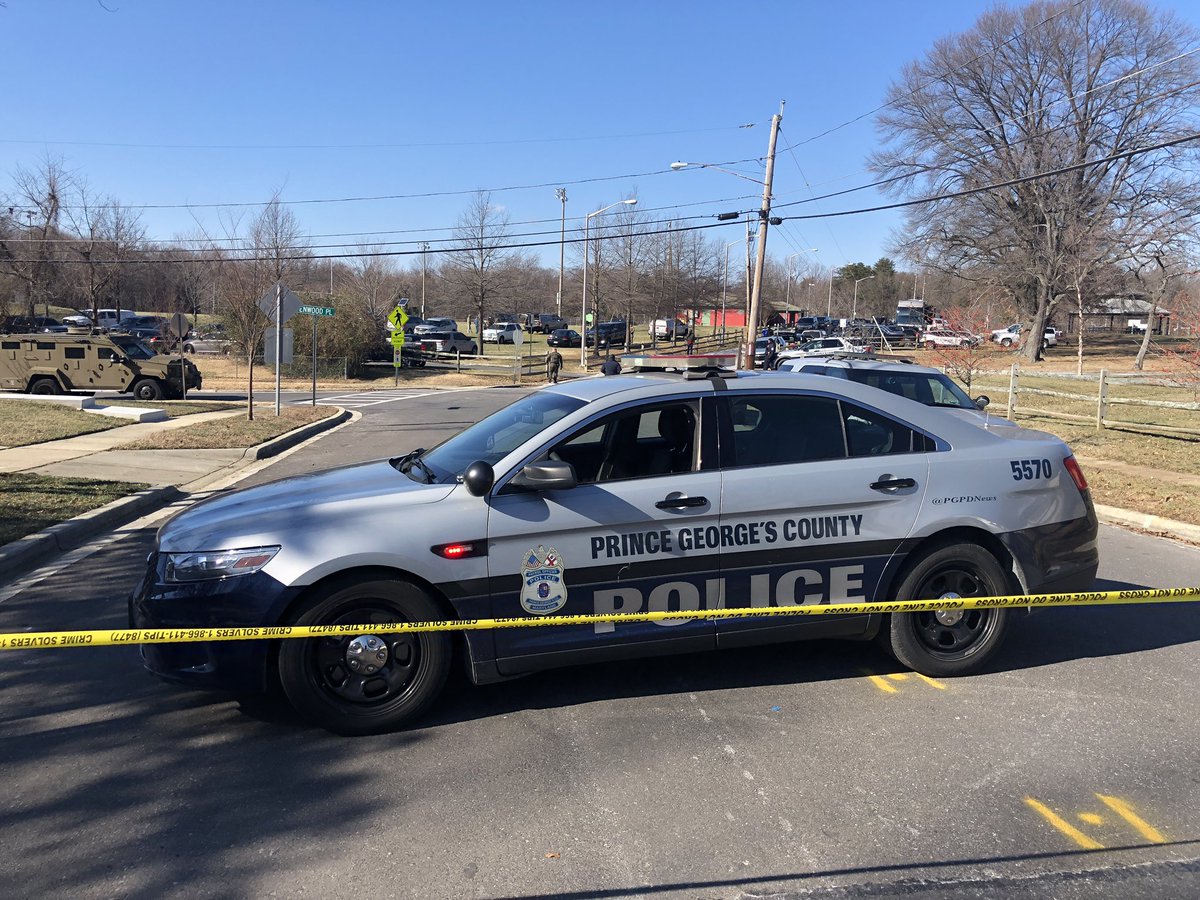 PG police and ATF are working a barricade near Fenwood Place