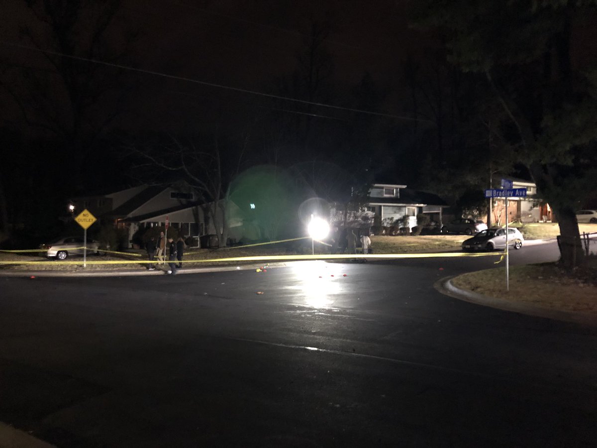 Rockville Shooting Investigation: Montgomery County Police Major Crimes unit is on scene after a man was found shot and seriously wounded off Fletcher Pl & Bradley Ave just after midnight