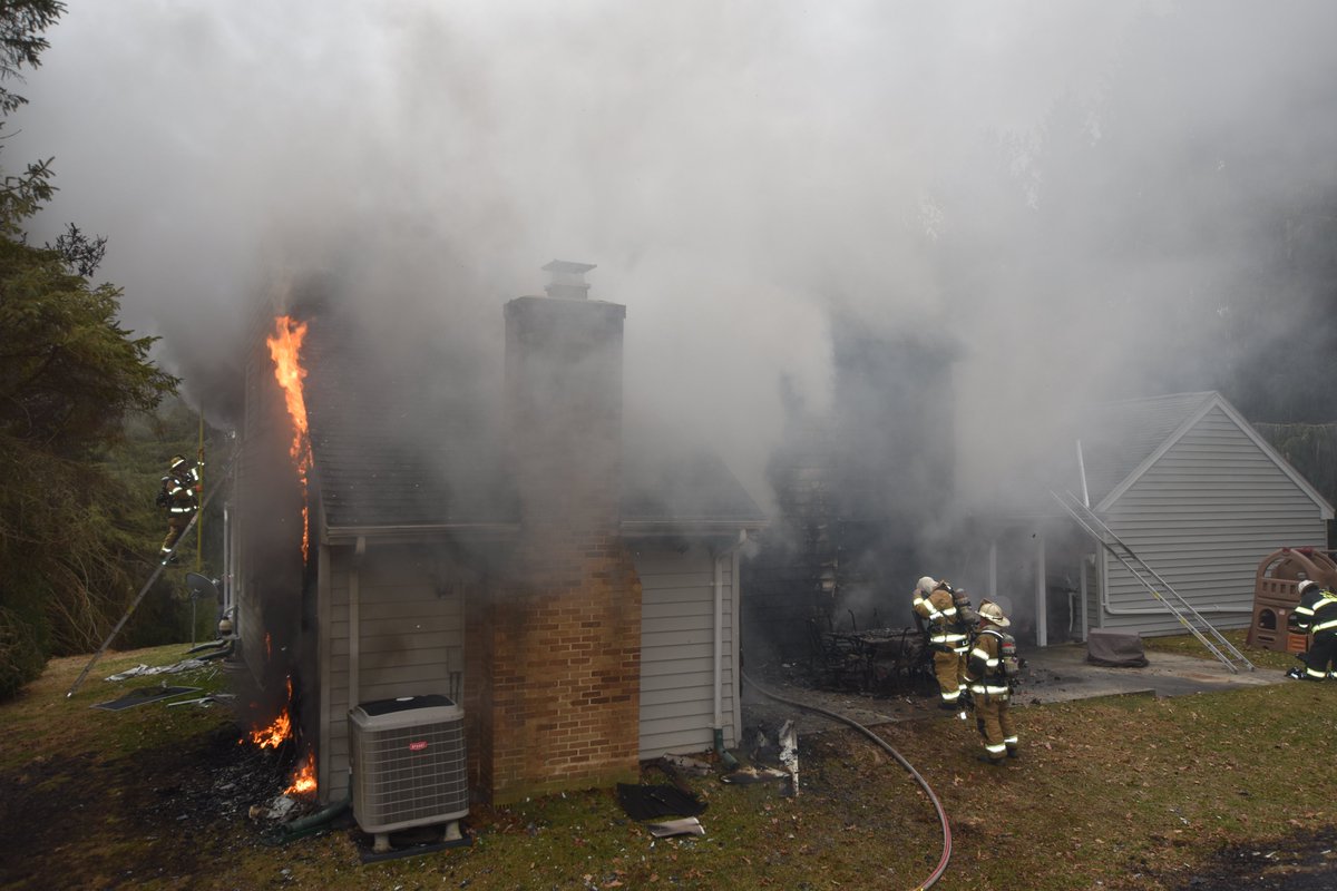 Frederick, Md. (February 22, 2022) – At approximately 9:27 a.m. Frederick County Emergency Communications dispatched a call for a reported house fire in the 5600 block of Mountain Laurel Drive in Frederick. 