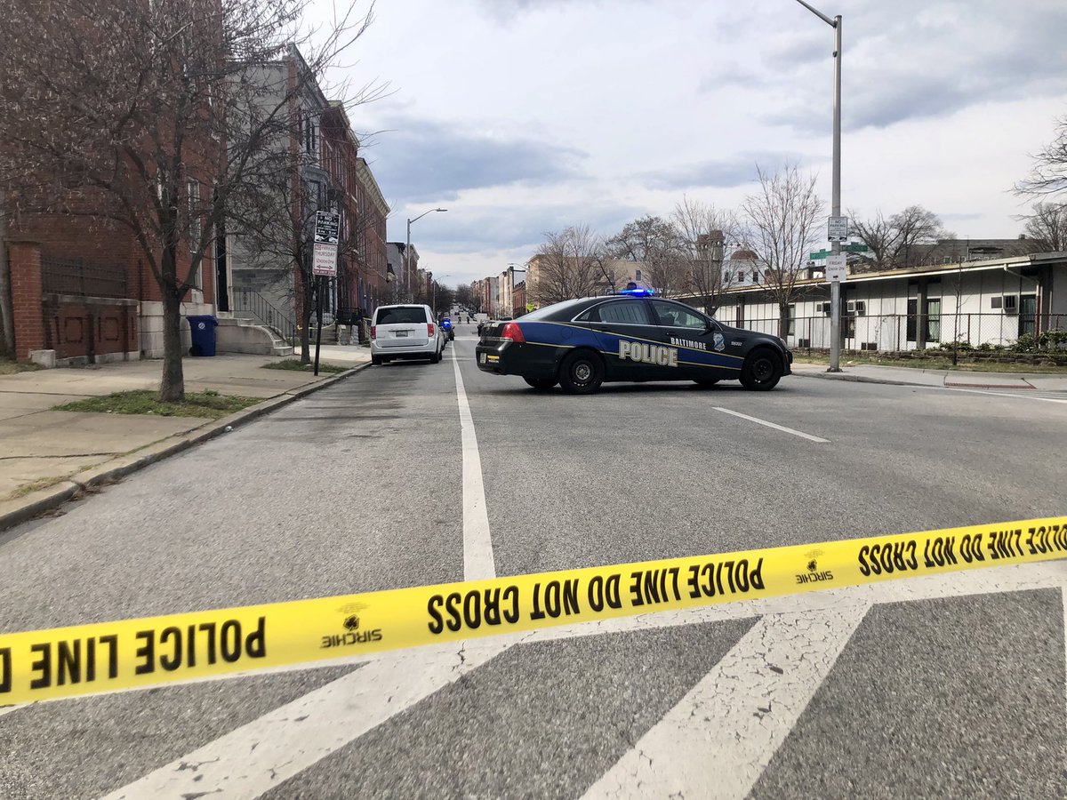 A second shooting scene, this one on McCulloh and Wilson streets around 3:20pm. Police said a male victim, who was shot in the chest, is in serious condition and currently undergoing surgery. A female was also shot in the leg and expected to survive