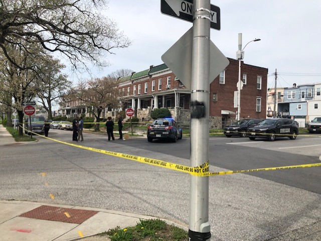 Shooting reported on Bryant Ave. near Reisterstown Road in the Mondawmin area