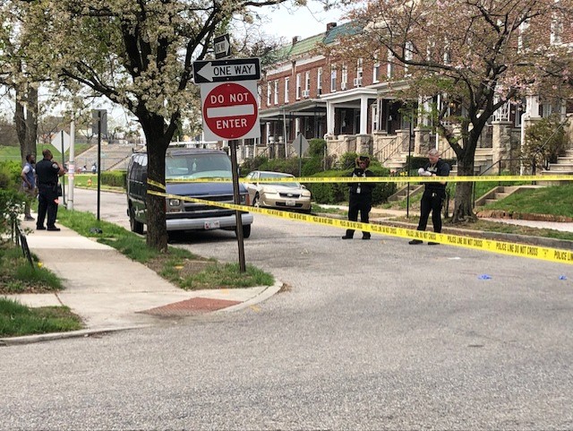 Shooting reported on Bryant Ave. near Reisterstown Road in the Mondawmin area