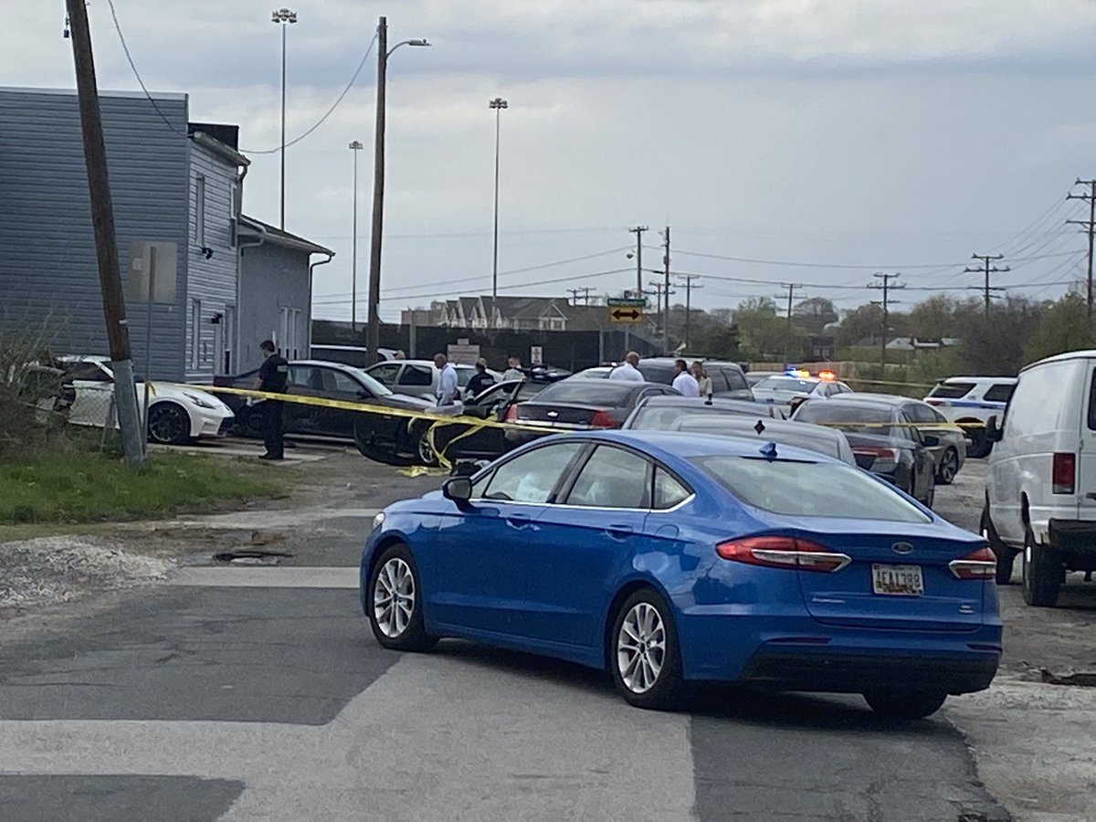 Baltimore County police detectives shot a person in Dundalk after a police vehicle was struck during an attempted arrest at Maryland Avenue and Avon Beach Road