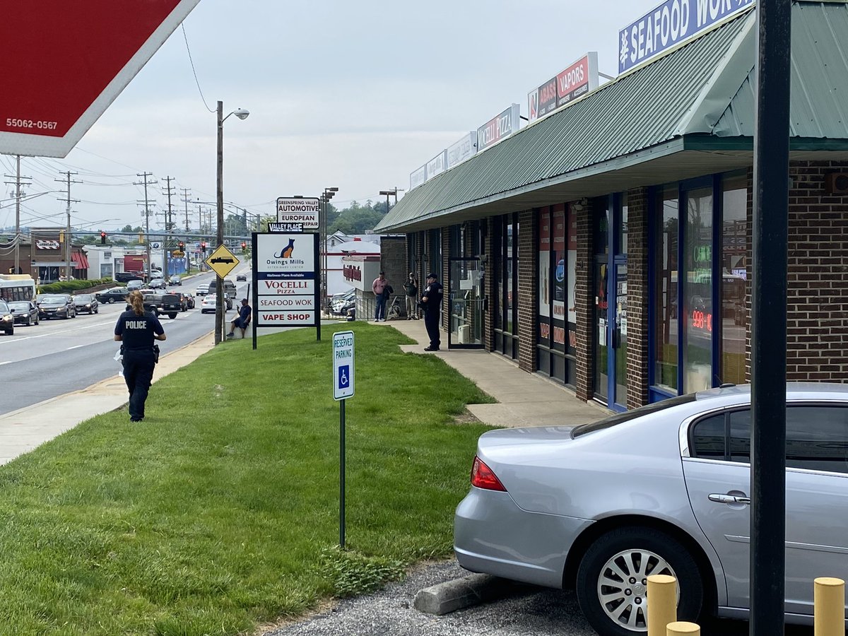 Police are investigating a shooting that happened at Vocelli Pizza shop in Owings Mills. One person was shot and taken to The hospital.