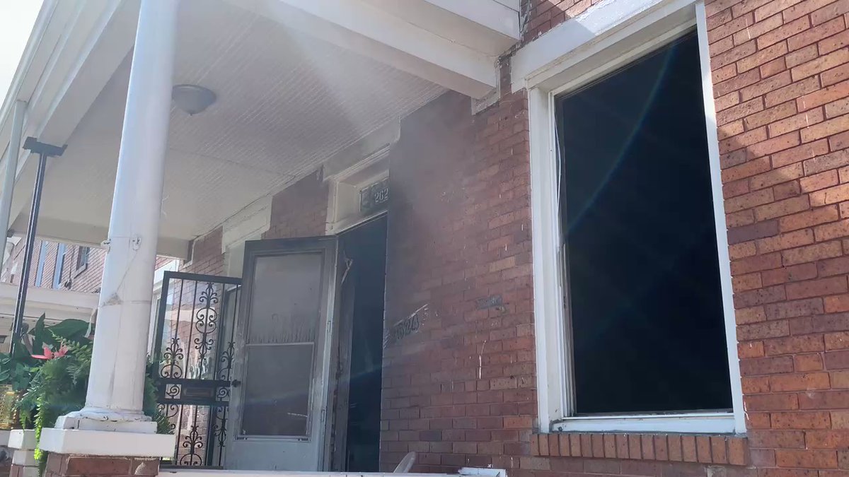 One person in critical condition after fire breaks out at row home in the 2600 block of E. Chase Street.  Fire broke out around 3 p.m.  At least one other row home has smoke/fire damage.  Cause under investigation