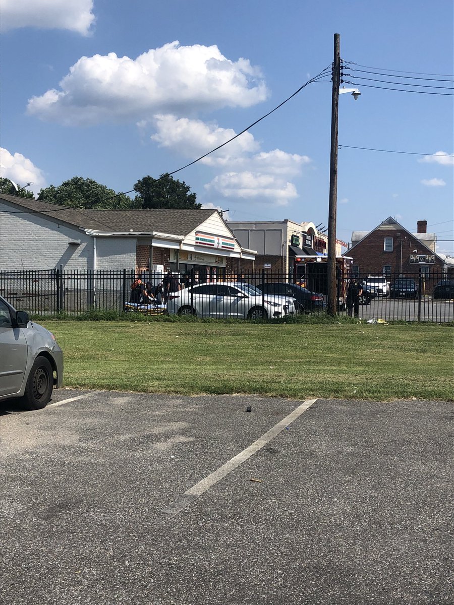 PGPD is currently on scene of a shooting that occurred near 6116 Marlboro Pike, District Heights. A black male has been shot in the buttocks and is in route to a local hospital with non life threatening injuries. Victim doesn't know who shot him. No suspect(s) yet