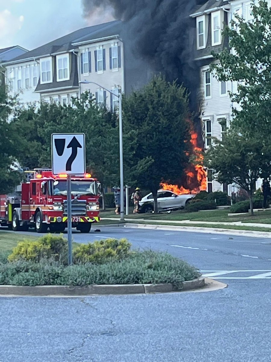 Vehicle crashes into house on the 400 block of Orchard Ridge Dr in Gaithersburg around 2:48pm. There is also structure fire. The driver was transported to the hospital in unknown condition. Montgomery County Collision Reconstruction Unit is responding 