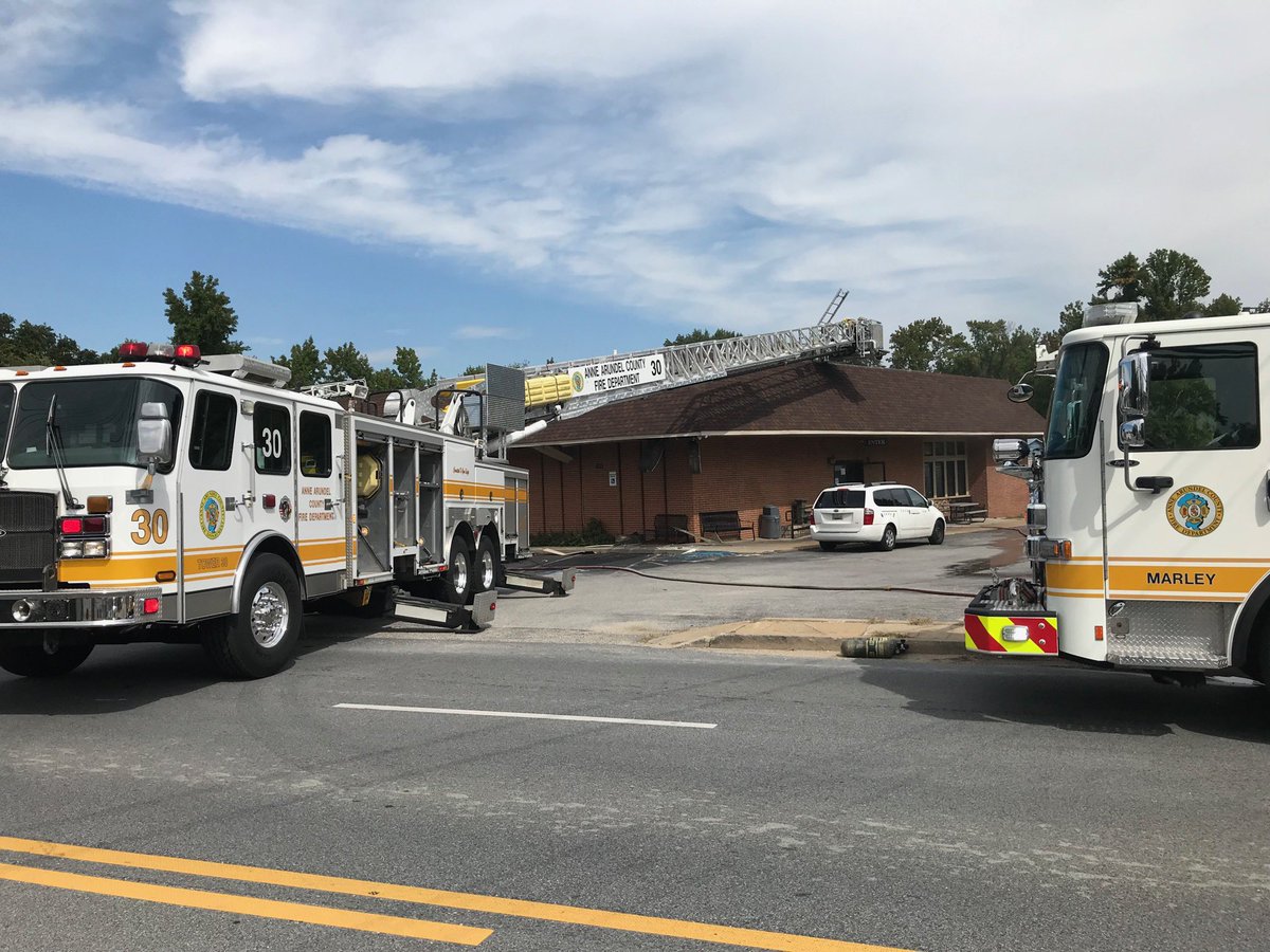 2 Alarm Commercial Fire in Pasadena: Beefalo Bobs off of Fort Smallwood Road. Fire crews on the scene. 911 call came out a little after 11:50am. Fire is under control. 2 workers medically evaluated and released on-scene