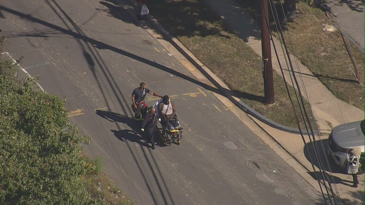 In Forestville Maryland - Forestville Road and Stewart Road, school bus into shell station with partial building collapse, at least one person transported, Chopper4 first on scene  