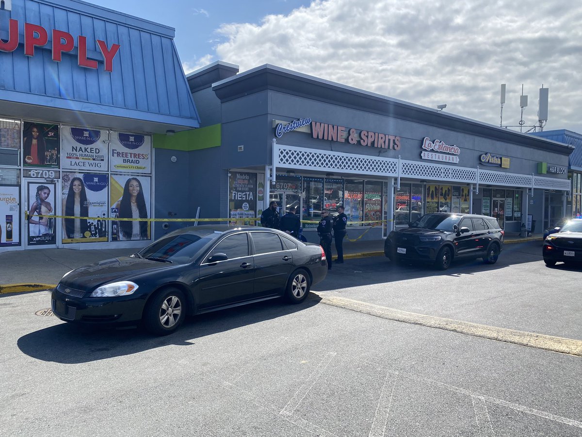 Fatal shooting INVESTIGATION: Crestview Square Shopping Center, 6700 block of Annapolis Rd in Landover Hills- a man walked out of the Crestview Liquor Store door, was shot & pronounced dead on the scene. Sounds like a self-inflicted gunshot wound. 