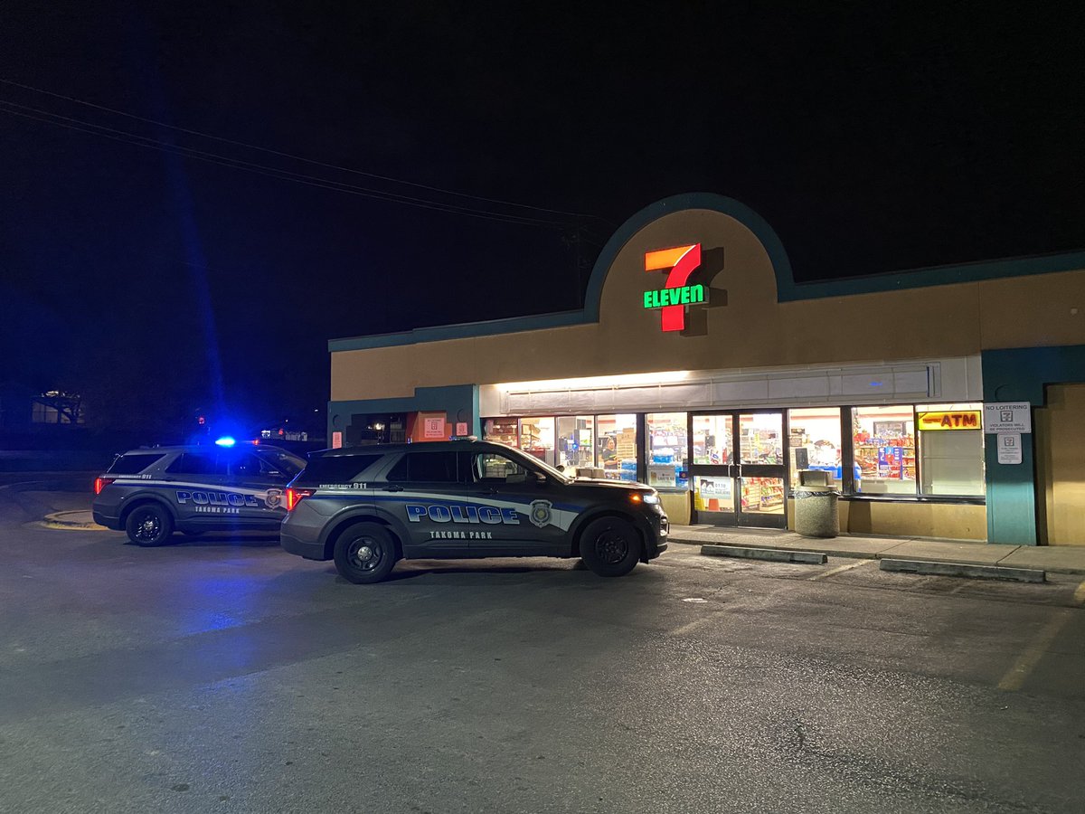 7-ELEVEN ARMED ROBBERY: 900 block of Merrimac Drive in Takoma Park-- man entered the convenience store and demanded (and obtained) cash from the register at gunpoint.