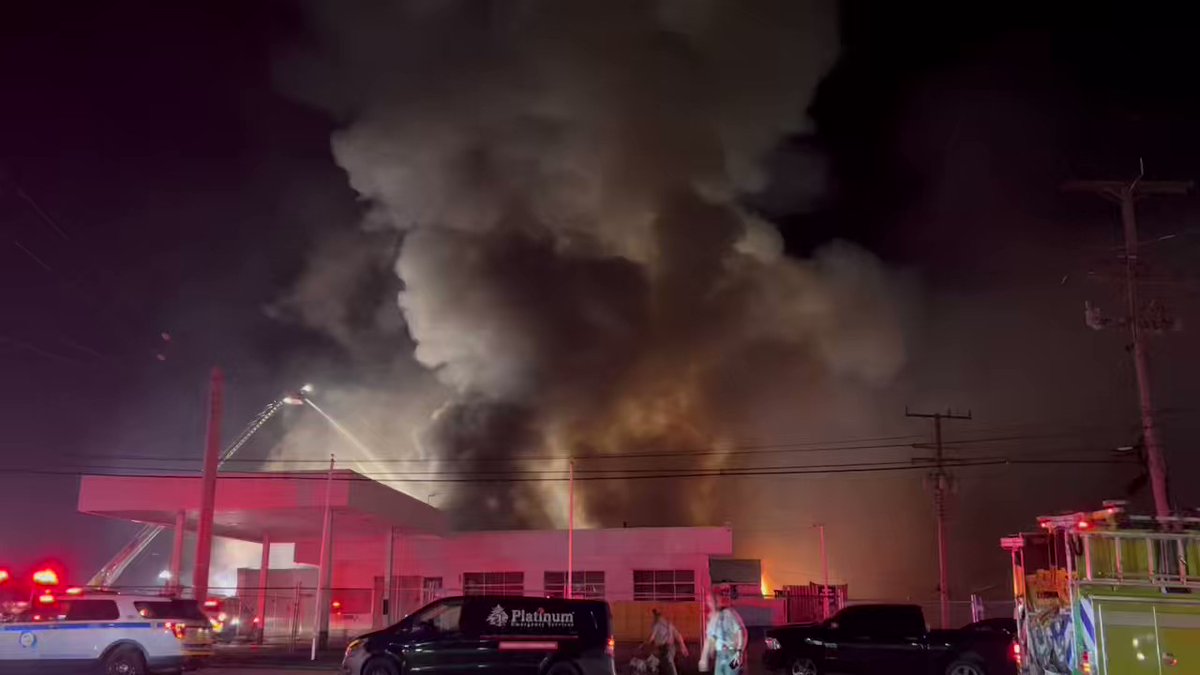 The latest from baltimore county fire: 3 alarm fire at Advanced Auto Parts. A mayday was called at 9:44PM. One firefighter has been removed and is being evaluated with non-life threatening injuries