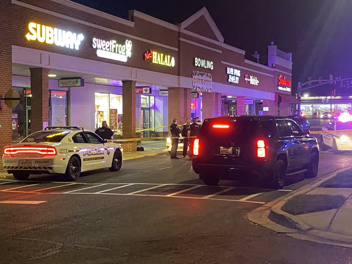 ANOTHER MOCO SHOOTING: White Oak Shopping Center, 11200 block of New Hampshire Ave in White Oak. victim shot in the lower body; shooting occurred to the rear of the Giant.SHOOTING: Stewartown Local Park, 19700 block of Goshen Rd in Gaithersburg&mdash; the man was found shot several times under the pavilion at the park. 7 male subjects scattered after the shots were fired. Police canvassing for the shooter now