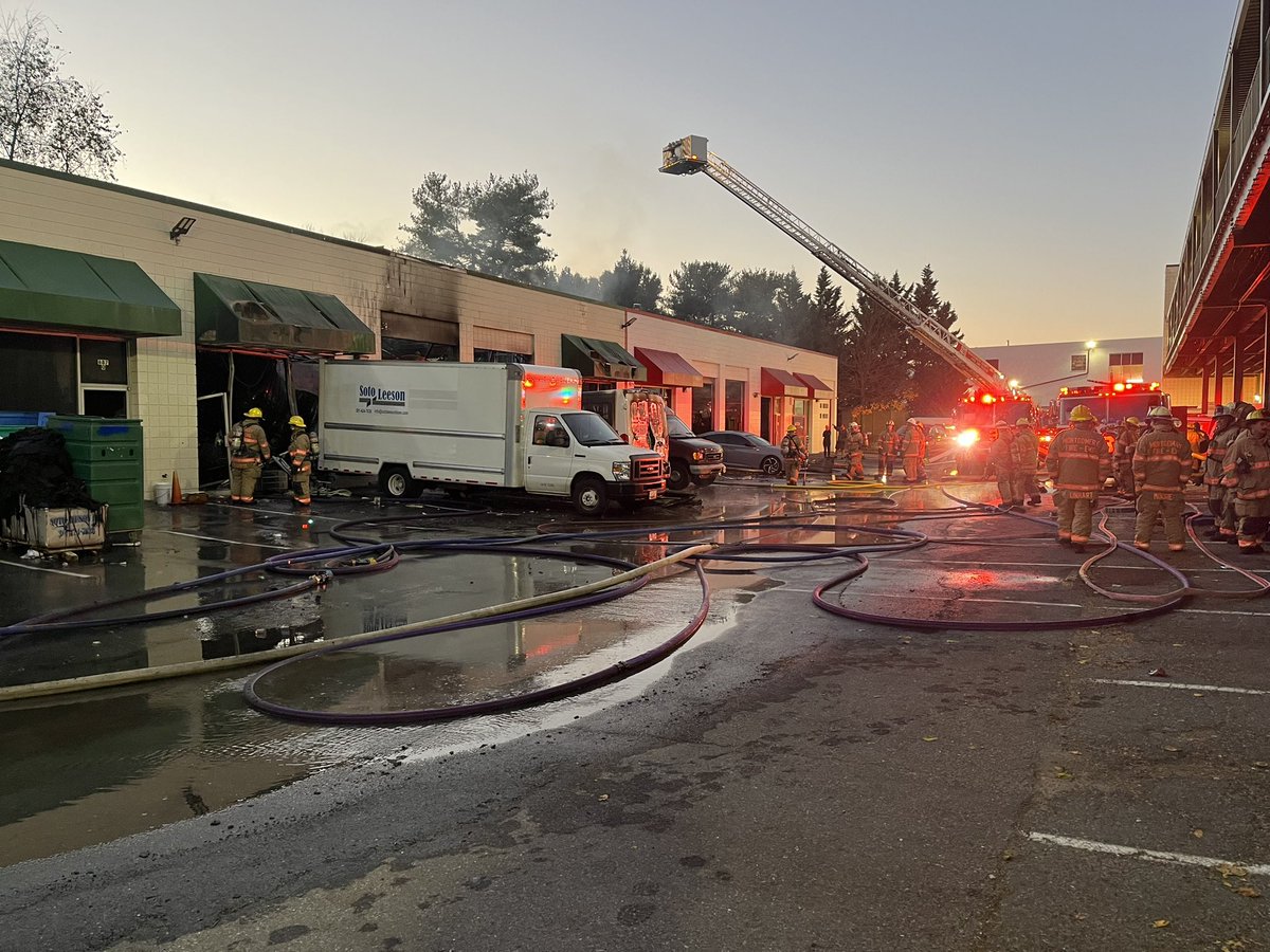 600blk Lofstrand Lane, Rockville, commercial building(s), Soto Leeson Laundry Service, Motor Work, Inc, 2-Alarm, fire under control, still working some hotspots, significant damage, no injuries, (it appears, as though fire had burned for a while before discovery)
