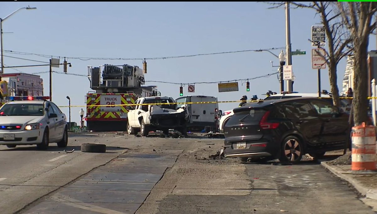 Emergency crews are on the scene of a crash on Belair Road with multiple victims