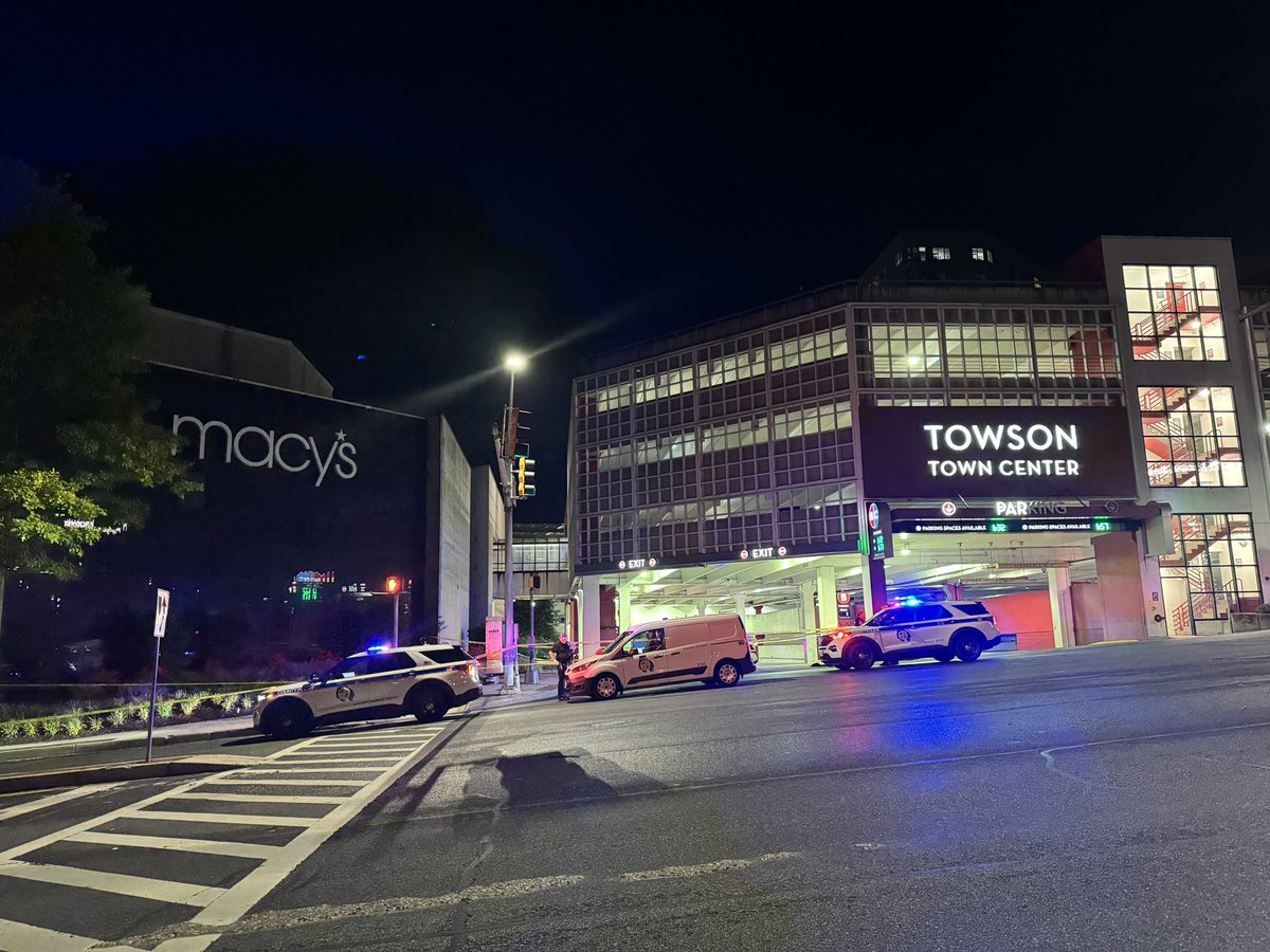 BCPD says witnesses described seeing a group of juveniles assault a man in the parking garage of Towson Town Center. Police report the incident started inside the mall when the suspects tried taking his property, followed him outside, assaulted him 