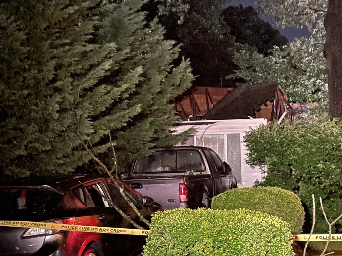 Trees cause home along Dogwood Dr. in Old Gaithersburg community to collapse. 5 people were inside at the time. One person was trapped but was removed by EMS. Four others self-evacuated. ALL sustained non-life threatening injuries 