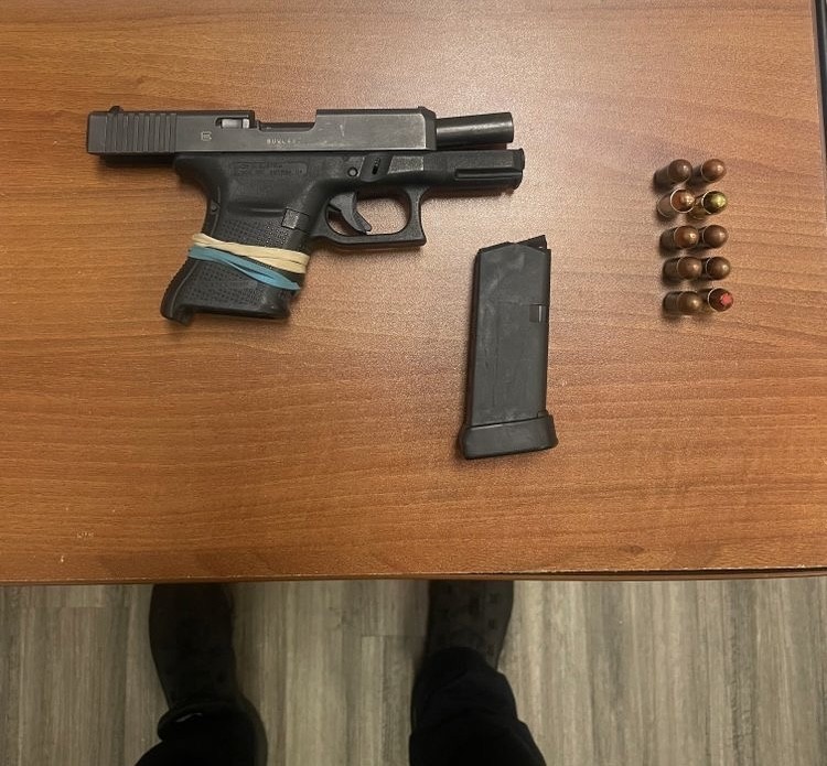 Northwest District Handgun Arrest. officers responded to the 3700 block of Spaulding Avenue to investigate a call for an aggravated assault. Upon arrival, officers were advised that a 20-year-old male had threatened and pointed a handgun at a female complainant. The suspect was arrested on the scene, and a handgun with ammunition was recovered during this incident. The suspect was transported to the Central Booking Intake Facility, where he was charged accordingly.