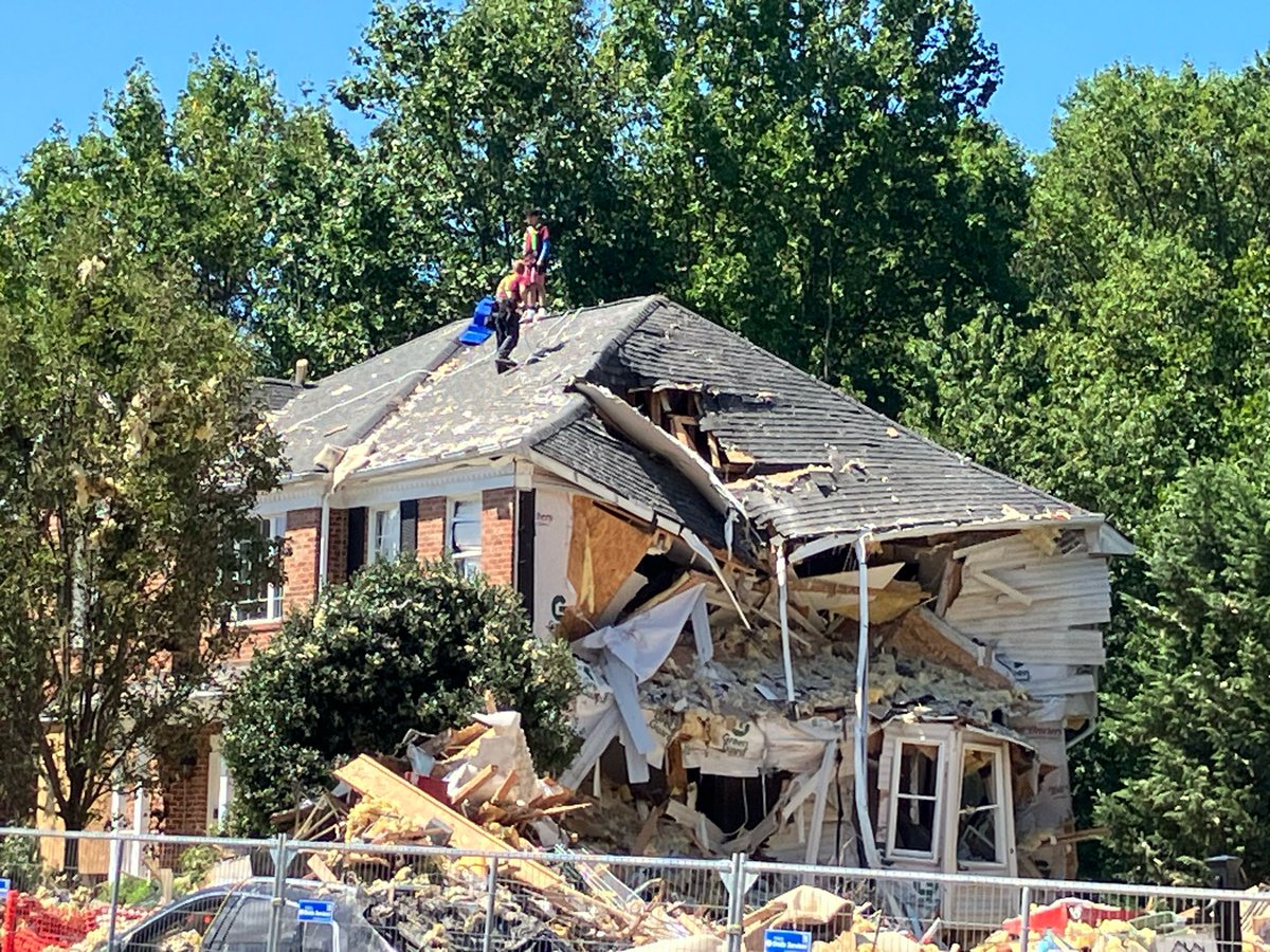 Day 2 of the recovery after the deadly house explosion in belair yesterday morning wbal