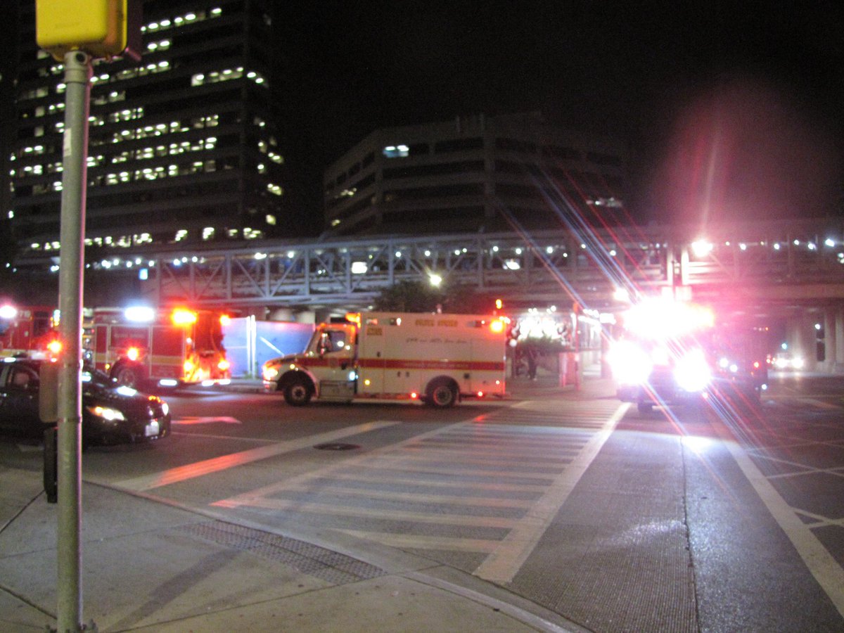 SERIOUS STABBING: Silver Spring Transit Center, 8400 Colesville Rd in Silver Spring. A man stabbed several times in the stomach on the 2nd level platform while waiting for the bus. Victim transported; Metro Transit PD handling the investigation. 