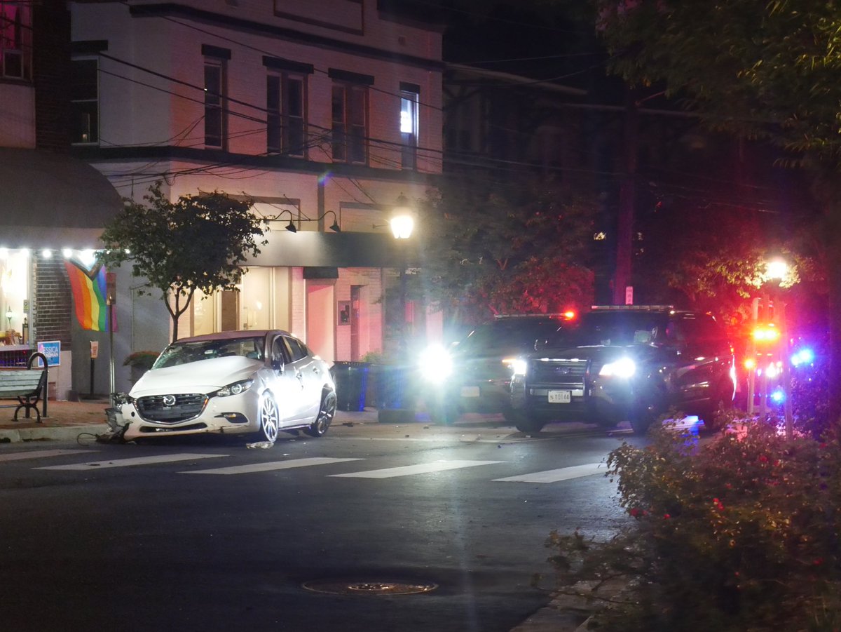 ANOTHER STOLEN CAR CRASH IN TAKOMA PARK: Laurel Ave & Carroll Ave in Takoma Park— an officer spotted the stolen Mazda & followed it to the intersection, where the suspect crashed & fled on foot. The suspect was last seen running near Tulip & Willow Avenues.Takoma Park Police are scene of a hit-and-run crash involving a stolen Hyundai on Philadelphia Ave & Piney Branch Rd. 3 males & 2 females immediately fled from the Hyundai after the crash. Philadelphia Ave is shutdown at Piney Branch