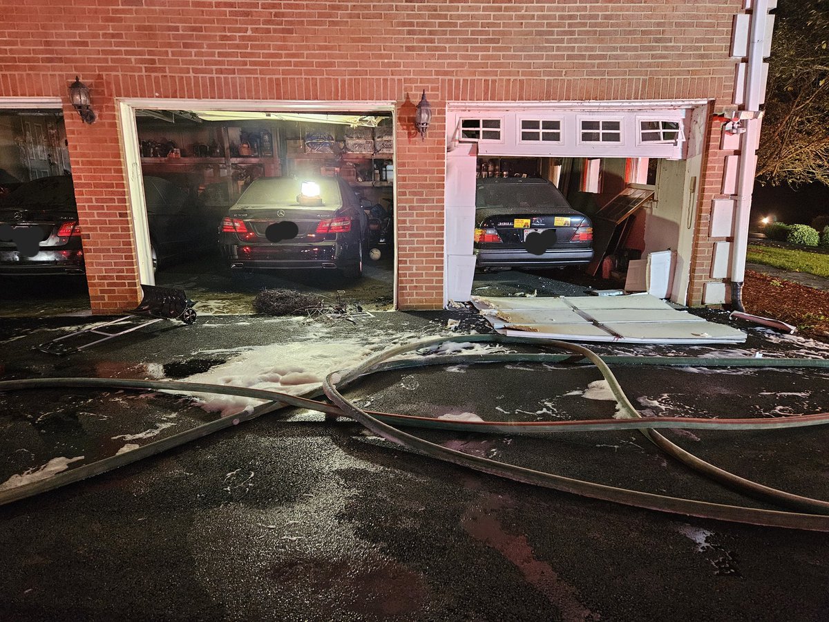 Maidens Bower Ct, Potomac, fire in garage.@mcfrs was dispatched(9/27 @2am) to 1 Maidens Bower Ct(Potomac) for a house fire. Crews located a garage fire with no injuries or displacement of residents. Residents were awakened by an odor of smoke before locating the garage fire and calling 911