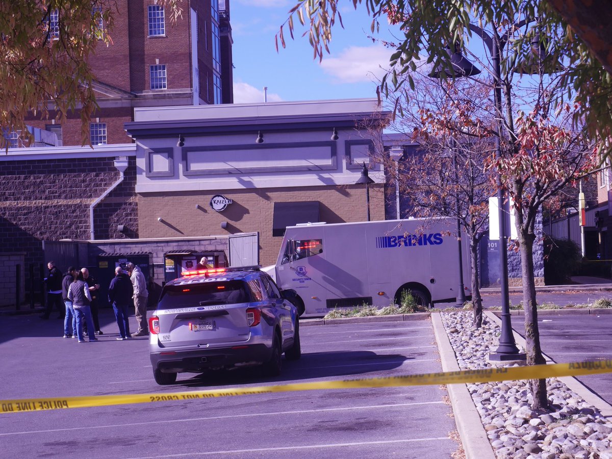 Attempted Brinks truck robbery behind the Chipotle on Baltimore Ave BRINKS TRUCK TARGETED: 5500 Baltimore Ave in Hyattsville’s Art District— a man with a rifle hopped out of a car & attempted to rob the Brinks truck worker. The worker opened fire; causing the suspect(s) to scurry off in a green minivan. (suspect may have been shot in the process)