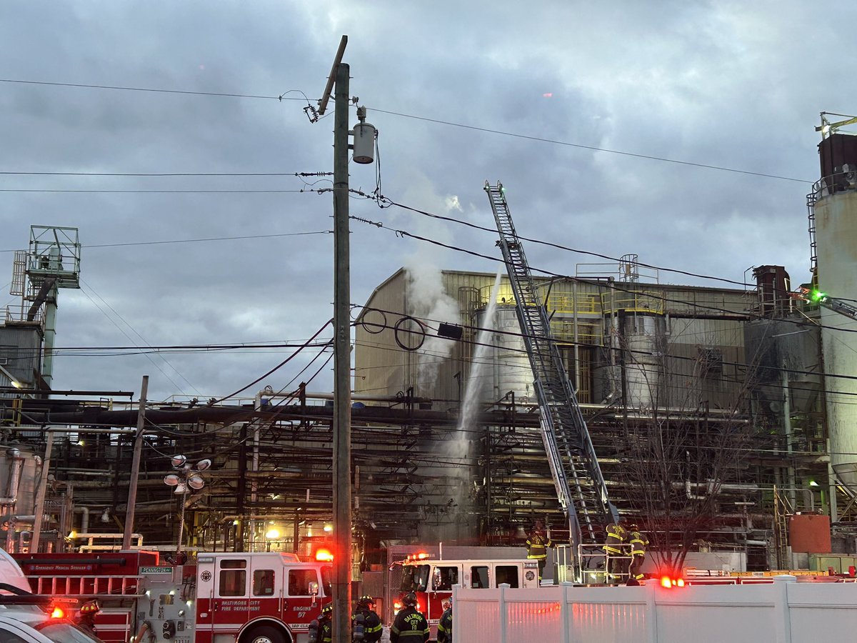 @BaltimoreFire on scene on Ponca St. Attacking heavy smoke from above right now. Standby for more details