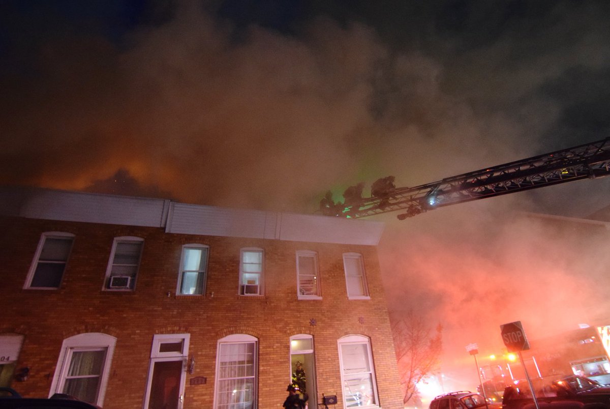 The fire started in the 300 block of South Newkirk Street around 5 p.m. It took firefighters over two hours to subdue the fire, search through the rubble, and find the fire victim