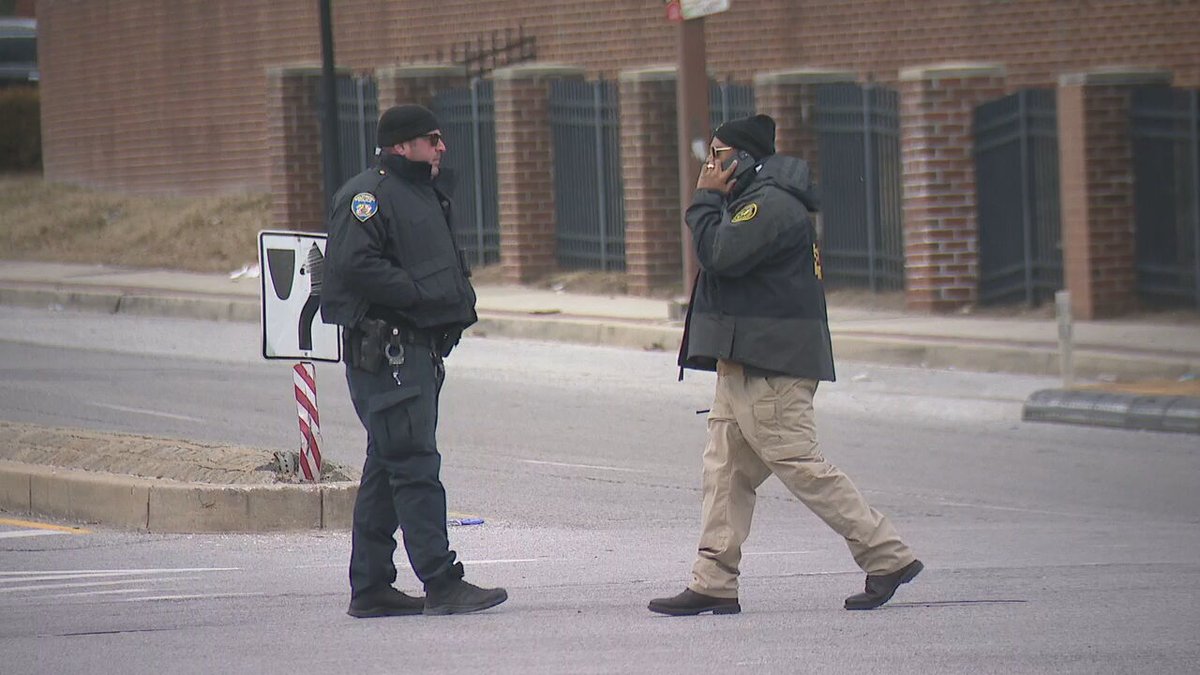 SWAT and police units are on the scene of a shooting inside a senior living facility in Baltimore