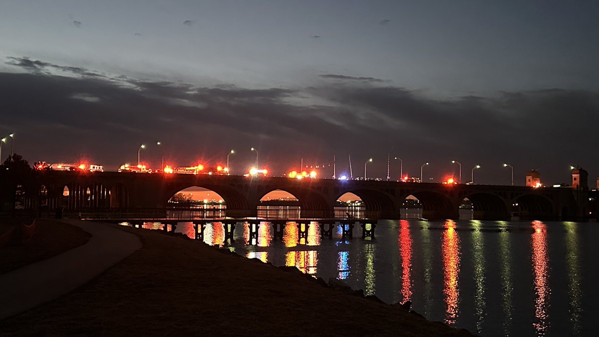 Baltimore  Firefighters are searching by land and by sea for a missing person in South Baltimore