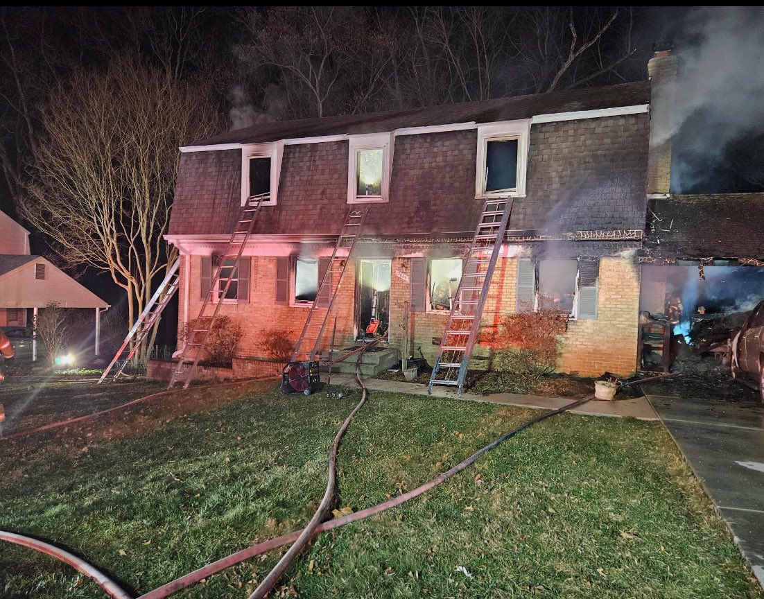 12600blk Billington Rd, single-family house, Origin/Cause, enclosed porch area, accidental, likely electrical malfunction (around ceiling fan) or associated wiring; Damage $550K; 1 adult male injured (burned) trying to fight fire with  garden hose; 2 displaced