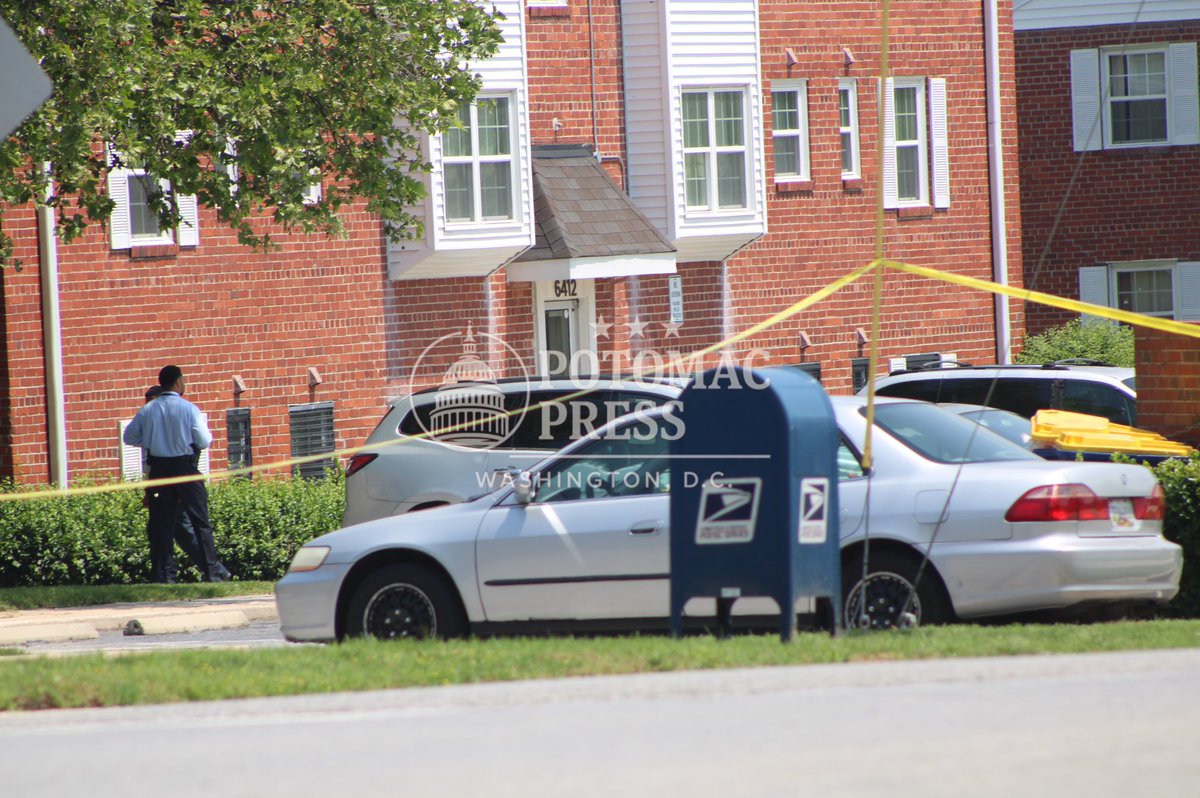Scene of a homicide shooting in the 6400 Bl. Of Griegs St in Seat pleasant with an individual pronounced dead on scene. A possible suspect may be holed up in an apartment not far from the crime scene. 