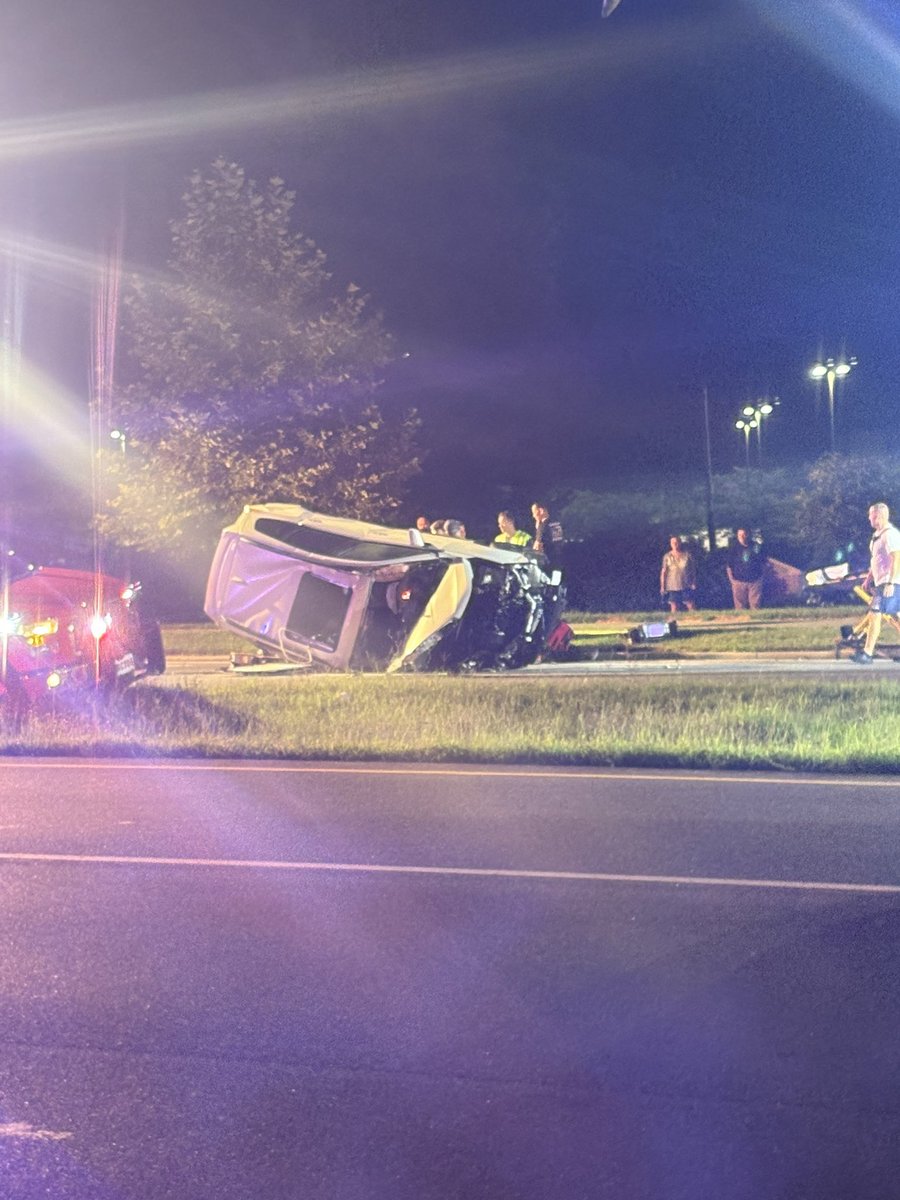PROBABLE FATAL CRASH: Great Seneca Highway & Mateny Road in Germantown— victim ejected after a car flipped & now in cardiac arrest. Alcohol may have been a factor; expect an extended road closure by Montgomery County Police for Crash Reconstruction