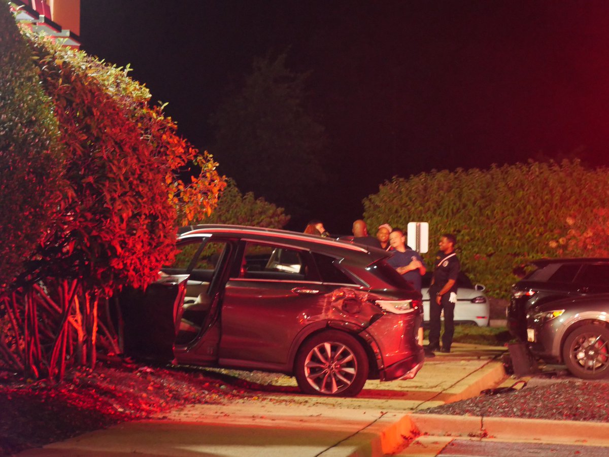 CAR INTO PG APPLEBEE’S: 1000 Largo Center Drive in Largo— the driver crashed into the side of the Applebee’s, causing property damage. Injuries are minor, if any. Driver is with police now 