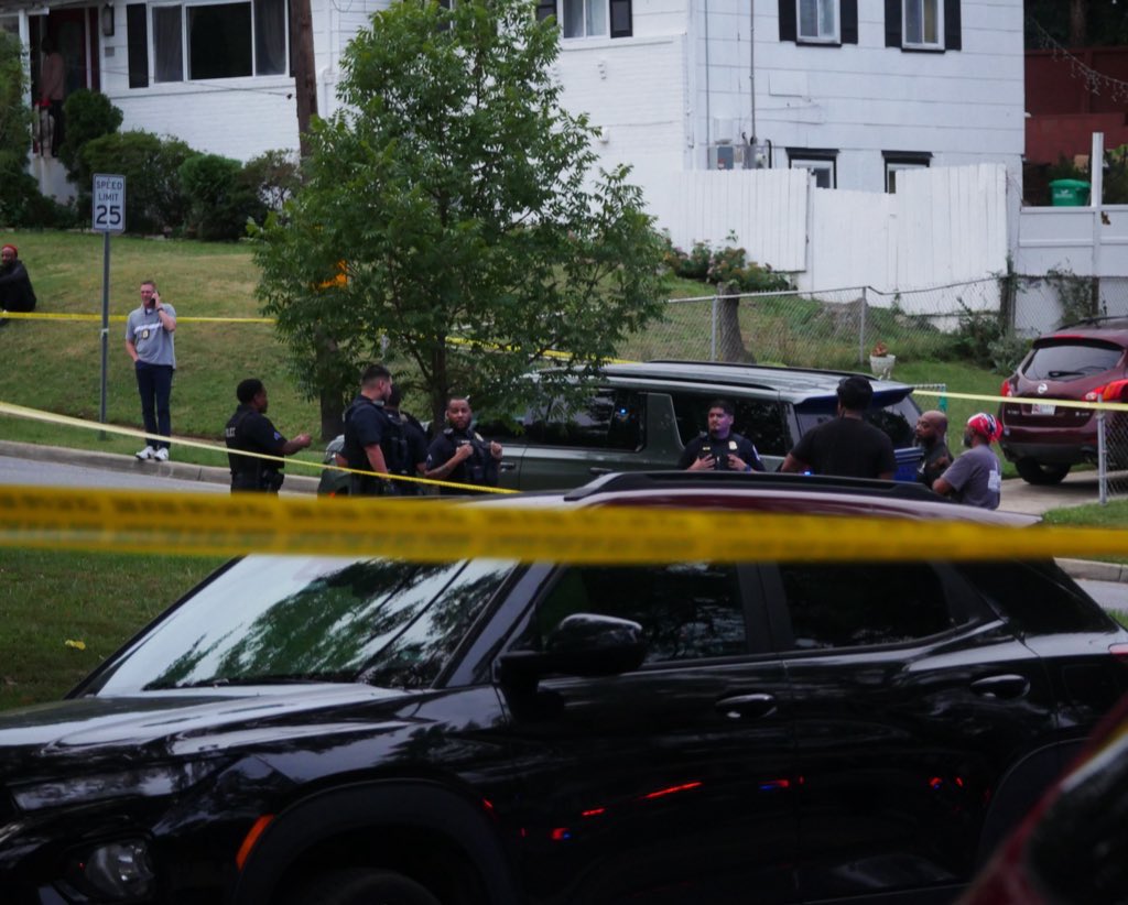 Cheverly, MD - While on duty late this afternoon, September 30th, members of the Cheverly Police Department, including Police Chief David Morris, were in Riverdale, Maryland, investigating a stabbing that had occurred earlier today in Cheverly. Officers located a car in the 6600 block of Greenland Street associated with the suspect in the stabbing. Chief Morris encountered a man outdoors, believed to be the suspect, who was armed with knives. 