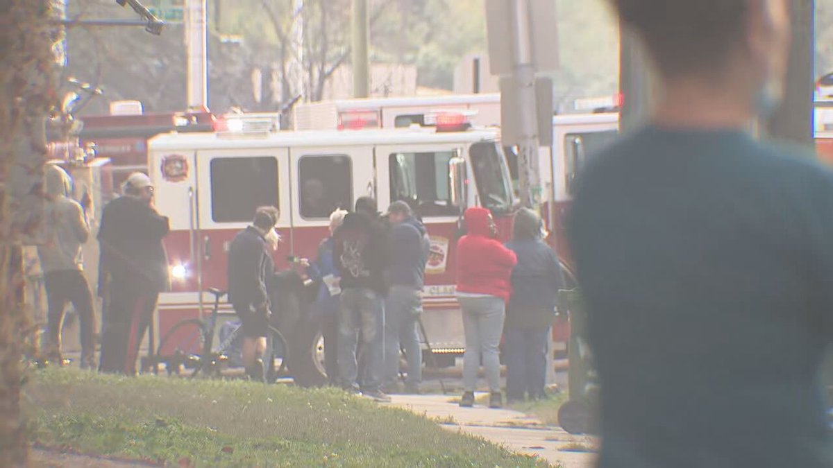 Baltimore Fire Department crews are on the scene of a fire with heavy smoke in the 400 block of W. 23rd Street