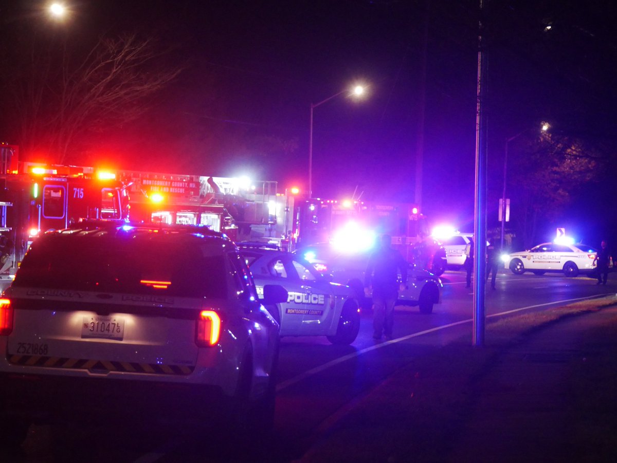 Fatal rollover crash  on the 12200 block of Cherry Hill Road in front of the Maryland Army National Guard Recruiting building in White Oak, MD. Driver has been pronounced dead.  Extended road closures by Montgomery County Police in the area for crash reconstruction