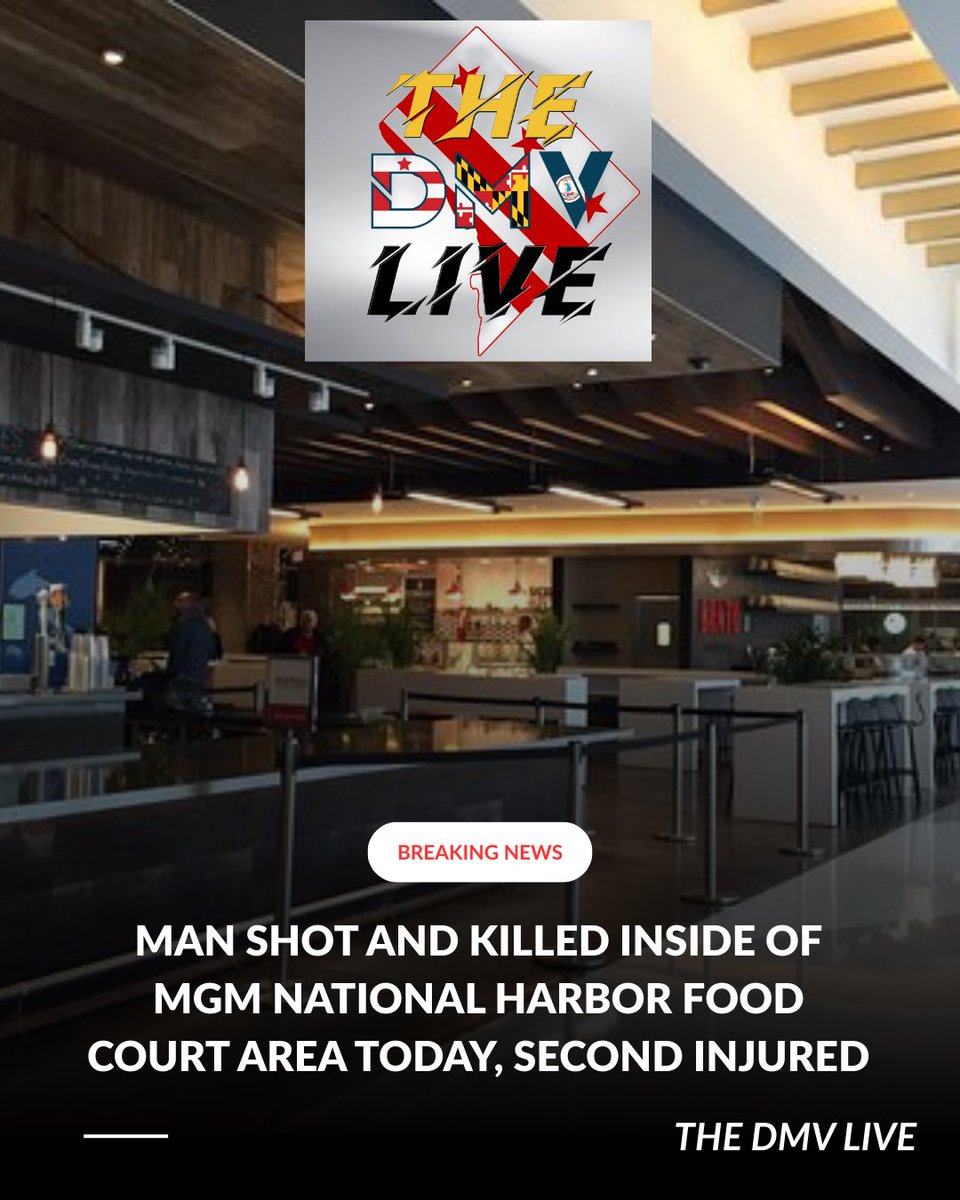 A man is dead after a shooting inside of the MGM National Harbor food court area in Prince George’s County, Maryland. A 2nd victim sustained a graze wound injury. Police were called out just before noon for the shooting. Expect a large police presence in the area