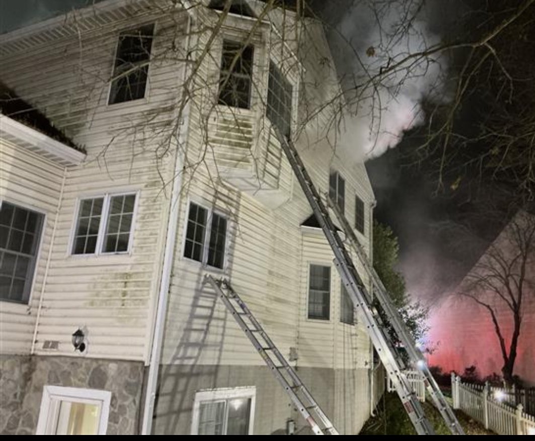 12800 Tern Dr, Darnestown, family alerted by smoke alarm, they got out; Origin/Cause, basement HVAC utility room, extended to floor joist & via pipe chase to 2nd floor; accidental, undetermined; Damage >$150K; 1 family incl 3 adults, 5 children displaced 