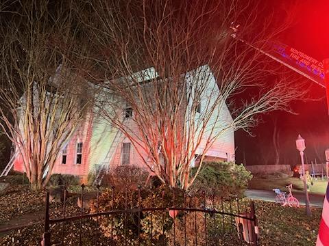 12800 Tern Dr, Darnestown, family alerted by smoke alarm, they got out; Origin/Cause, basement HVAC utility room, extended to floor joist & via pipe chase to 2nd floor; accidental, undetermined; Damage >$150K; 1 family incl 3 adults, 5 children displaced 