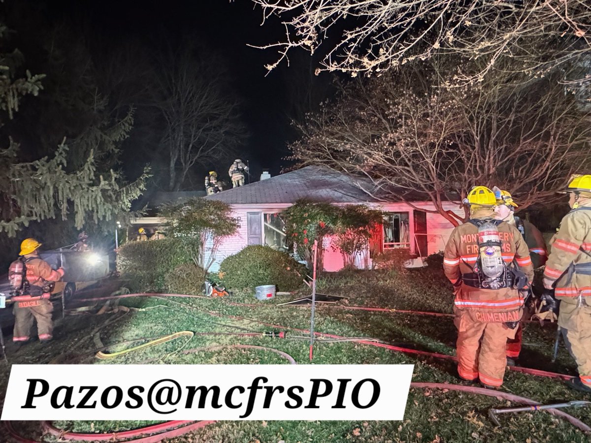 5500blk Namakagan Rd(Bethesda)  dispatched for house fire. Crews arrived with house charged with smoke- located fire in ceiling of 1 story home. Occupants not home. Two dogs removed and aggressive efforts to revive. 