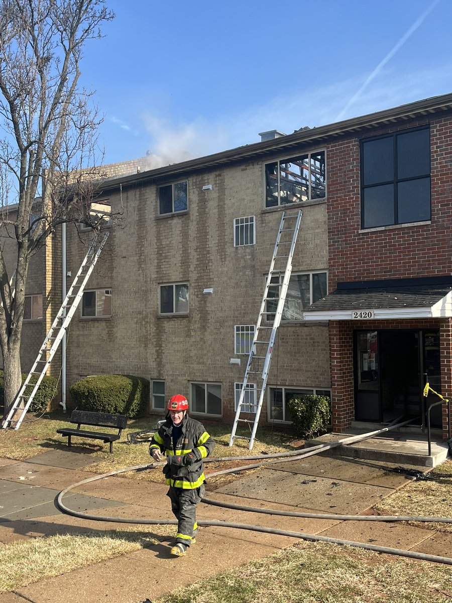 BCFD responded to an apartment fire in the 2400 block of Marbourne Ave. A 2nd alarm was requested. Four units affected. No reported injuries. Neighborhood Services assisting displaced residents