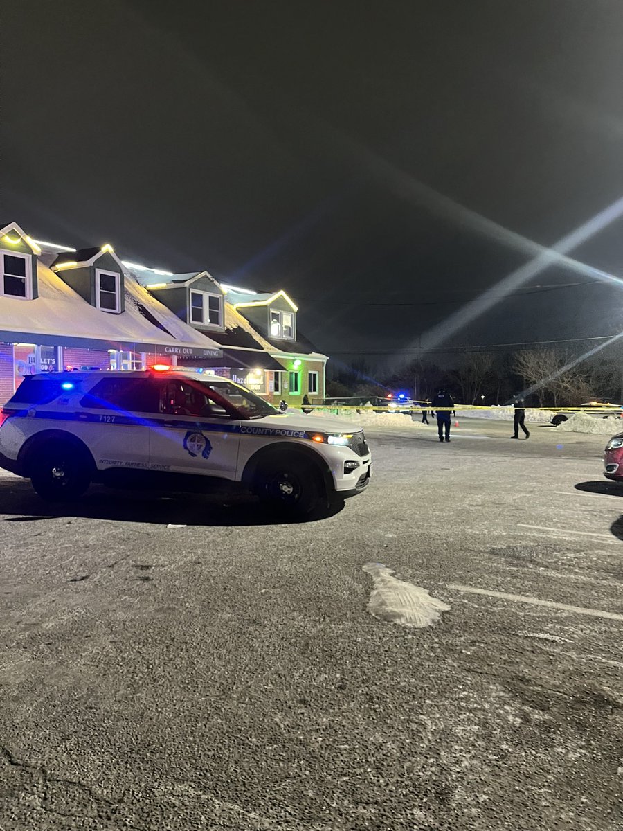 BaltCoPolice have blocked off the entire area of the Hazelwood Inn Restaurant here in the Rosedale area of Baltimore Co. Police are only confirming a shooting happened right now.