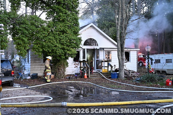 ST. MARY'S COUNTY HOUSE FIRE: St. Mary's County Firefighters responded to a house fire on the 14,000 block of McArthur Dr.  A 19 year old male and a 17 year old juvenile were flown by Maryland State Police Aviation to Bayview Burn Center.