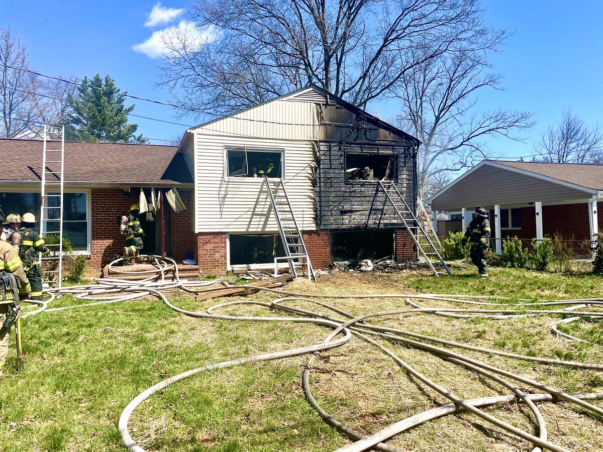 House fire,  6700 96th Ave in Seabrook. PGFD units on scene of 2 story split-level home with fire in basement. Fire is out. Searches negative. 1 juvenile patient being evaluated by EMS crews.