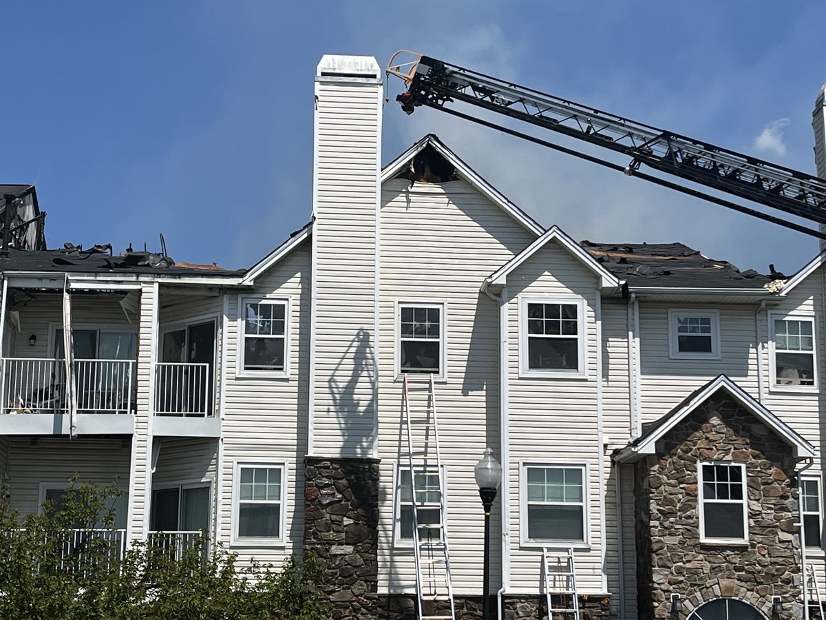 7400blk Brixworth Ct.   Third alarm requested   Red Cross and BGE notified   No injuries reported   All crews continue working on scene to extinguish fire