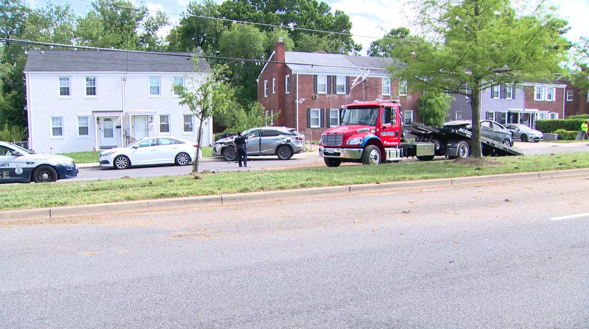 Officers responded to the 2300 block of Iverson Street for a two vehicle collision. A witness tells @fox5dc that one of the vehicles was overturned. Police tell this is an active and ongoing investigation.